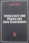 Preview: Popp "Werkstatt und Praxis des Autoelektrikers" Vehicletechnic 1935 (8627)